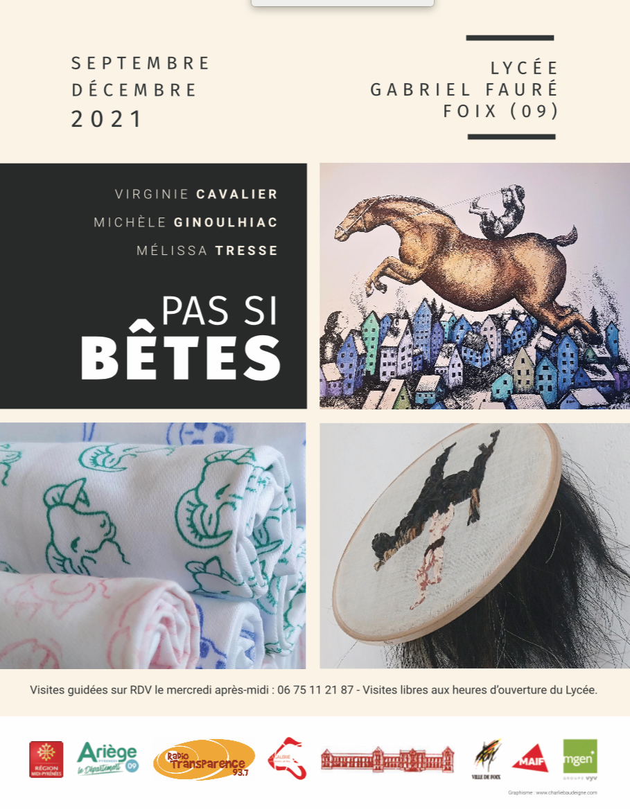 Exposition "Pas si bêtes", Lycée Gabriel-Fauré, Foix