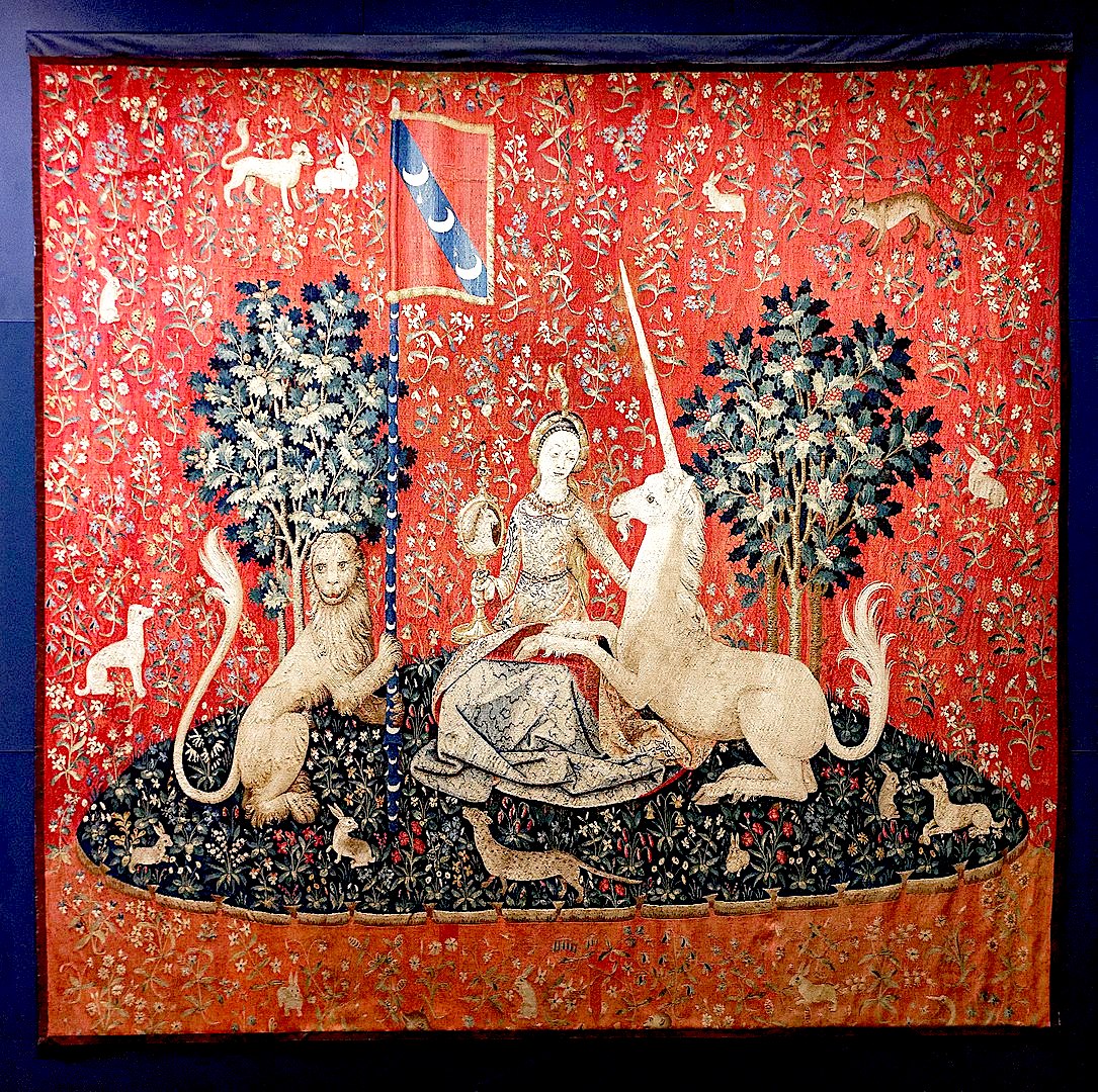 Musée de Cluny. La Dame à la licorne, La vue.