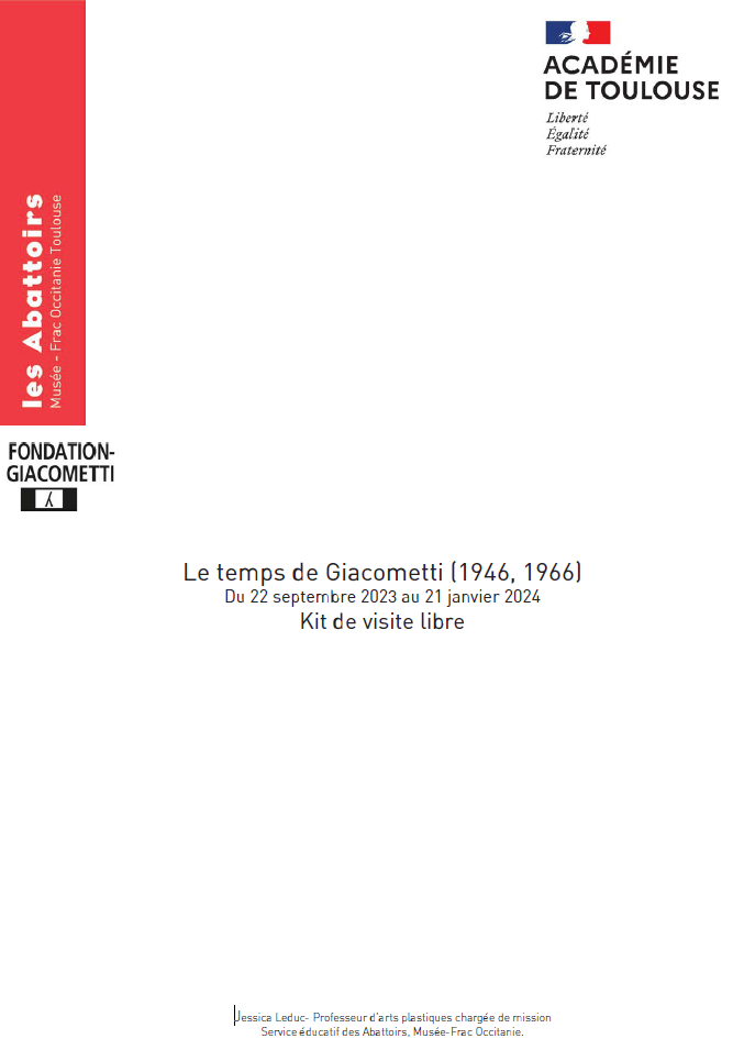 Giacometti Kit visite libre
