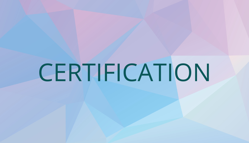 Certification