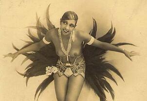 Josephine Baker in La Revue des Revues, 1927 United States public domain Wikipedia Source: http://www.art-deco-prints-and-posters.com/