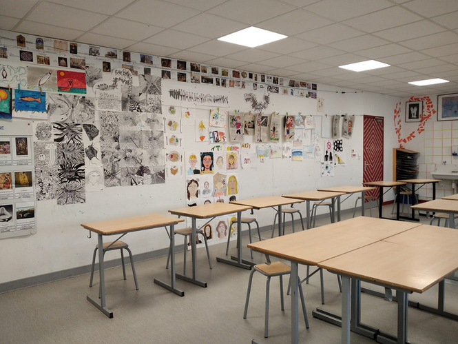 Collège Jean Dieuziade, Pechbonnieux, Frise