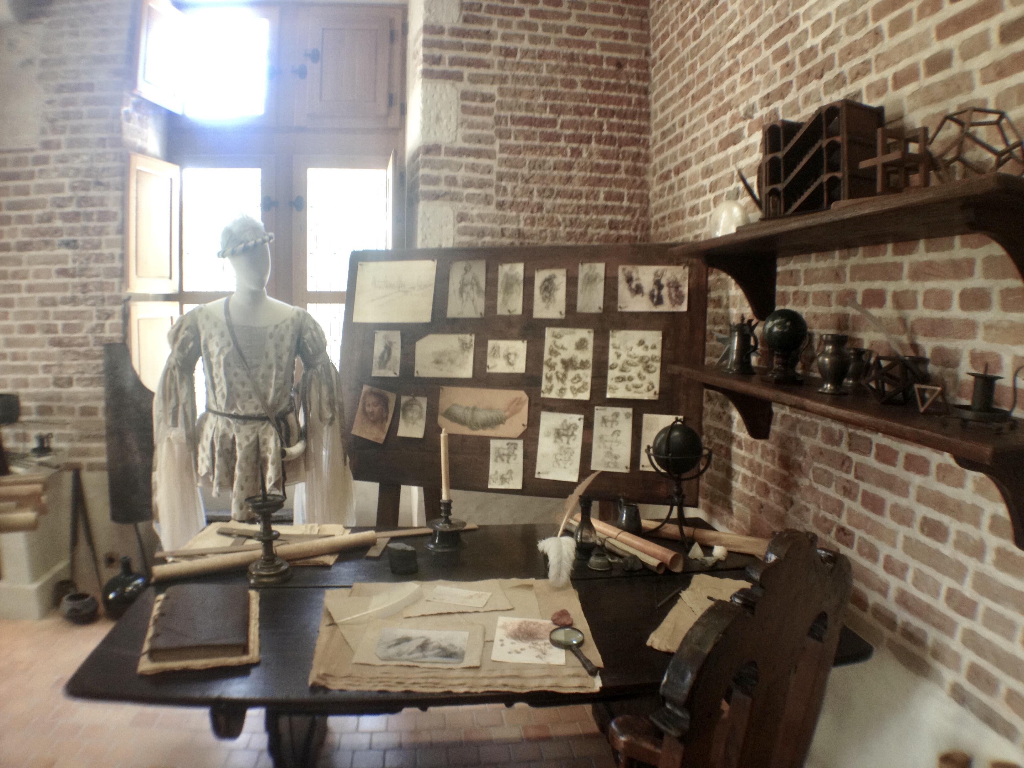 Atelier de Léonard de Vinci. Clos Lucet.