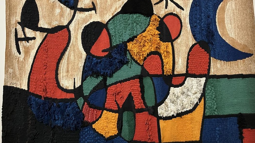 Joan Miró, Tapís de Tarragona, 1970, Tapisserie, 280 x 400, Museu d’Art Modern de la Diputacio de Tarragona, Tarragone.