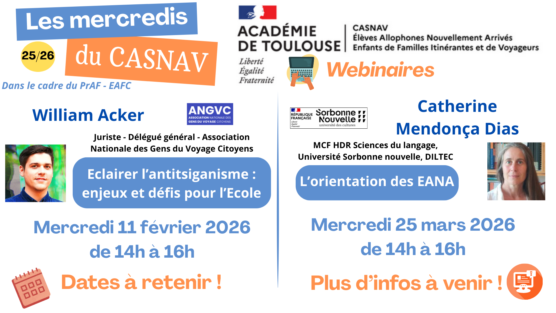 affiche conférences