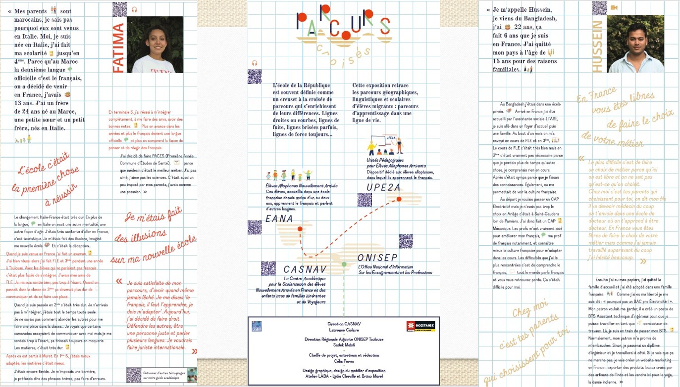 photos des deux élèves