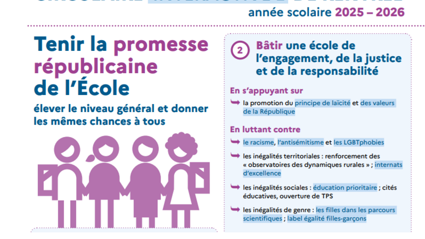 Circulaire de rentrée