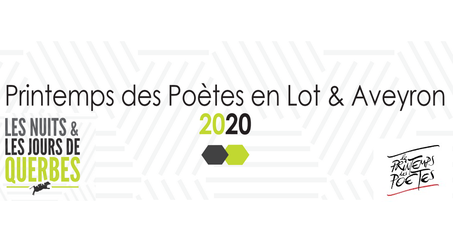 Le Printemps des poètes et Lot et Aveyron 2020