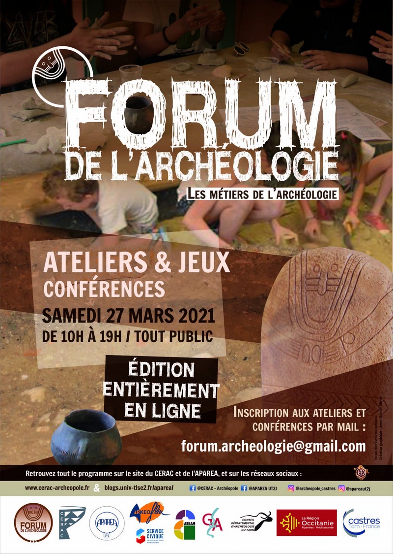 CERAC-Forum de l'archéologie - 27 mars 2021