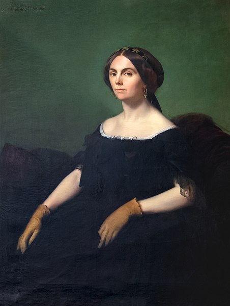 MIB_Portrait_de_la_comtesse_de_Goyon,_1853_-_Hippolyte_Flandrin_-_Joconde