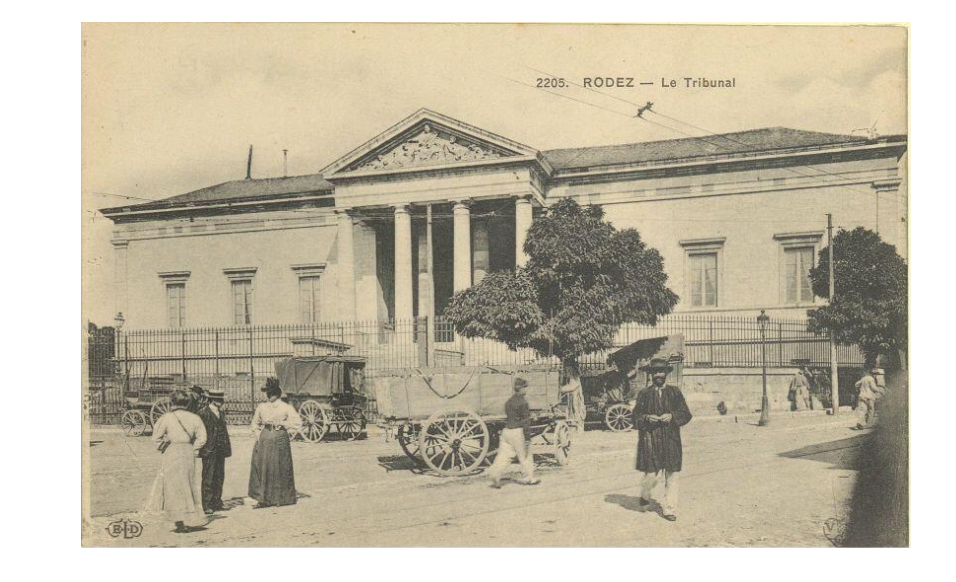 Photographie palais justice aveyron