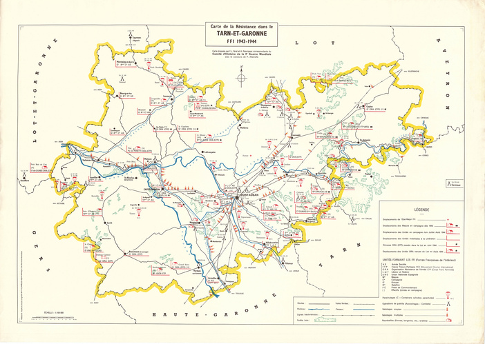 Carte de la résistance
