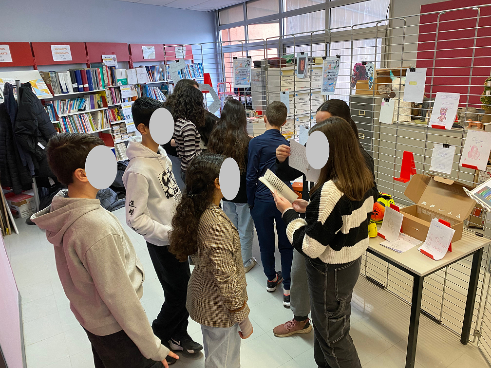 Visite de l'expoésie