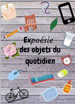 Affiche &quot;Expoésie&quot; des objets du quotidien