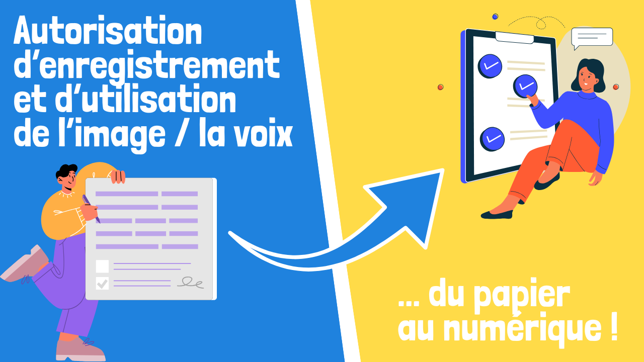 Vignette reprenant une autorisation papier et un formulaire en ligne