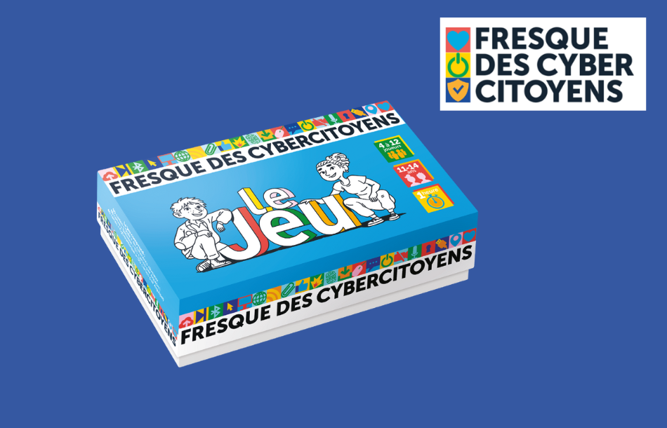 illustration montrant la boite du jeu Fresque cybercitoyens