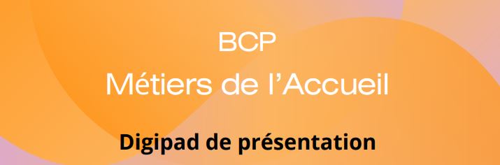 bcp métiers de l'accueil image