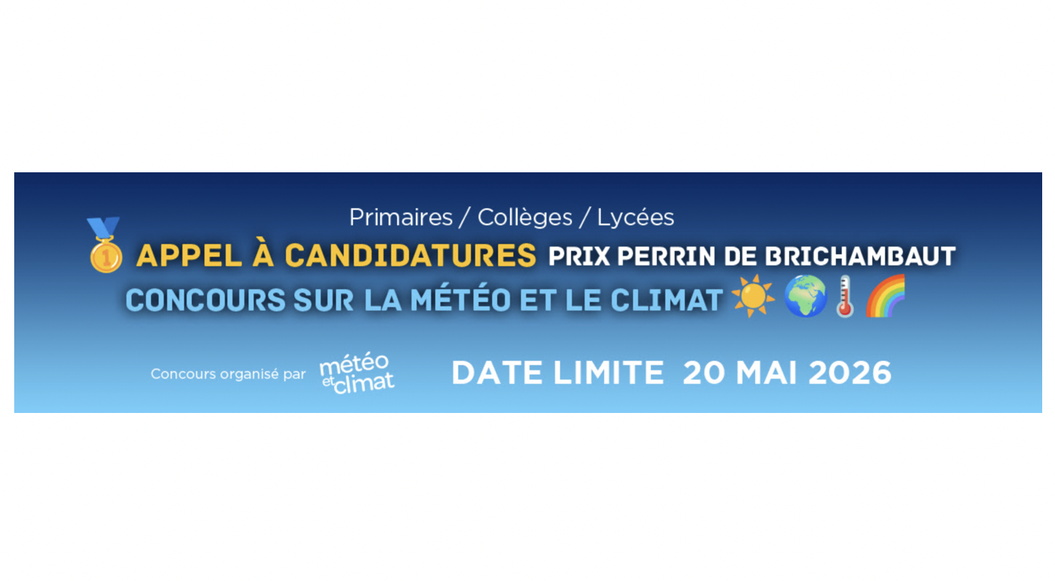 Prix Perrin de Brichambaut appel à candidatures