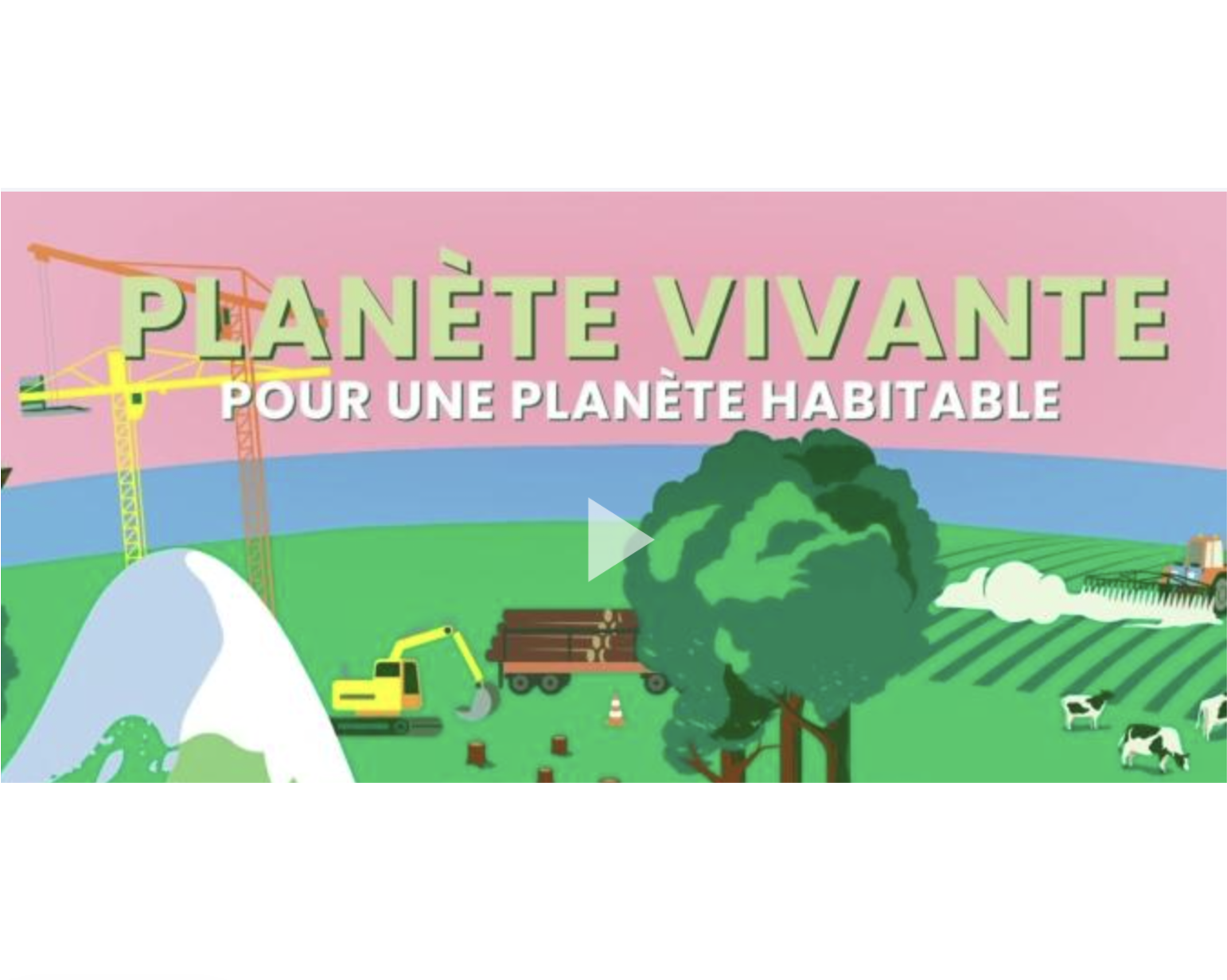 Illustration vidéo Planète Vivante Lumni éducation