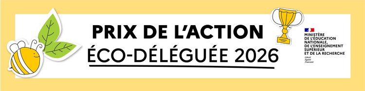 bannière prix action éco-déléguée année 2026