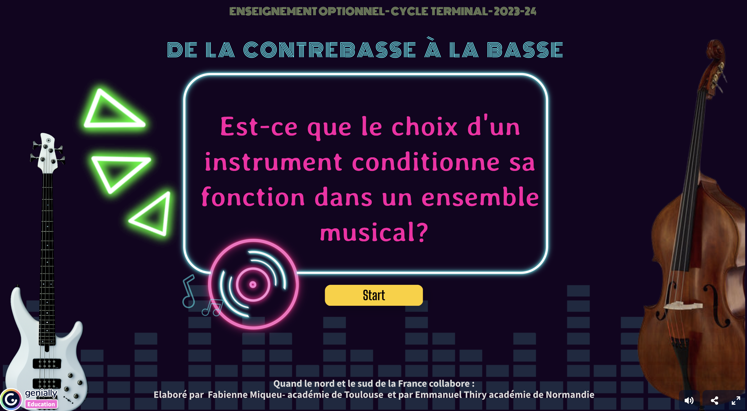 de loa contrebasse à la basse