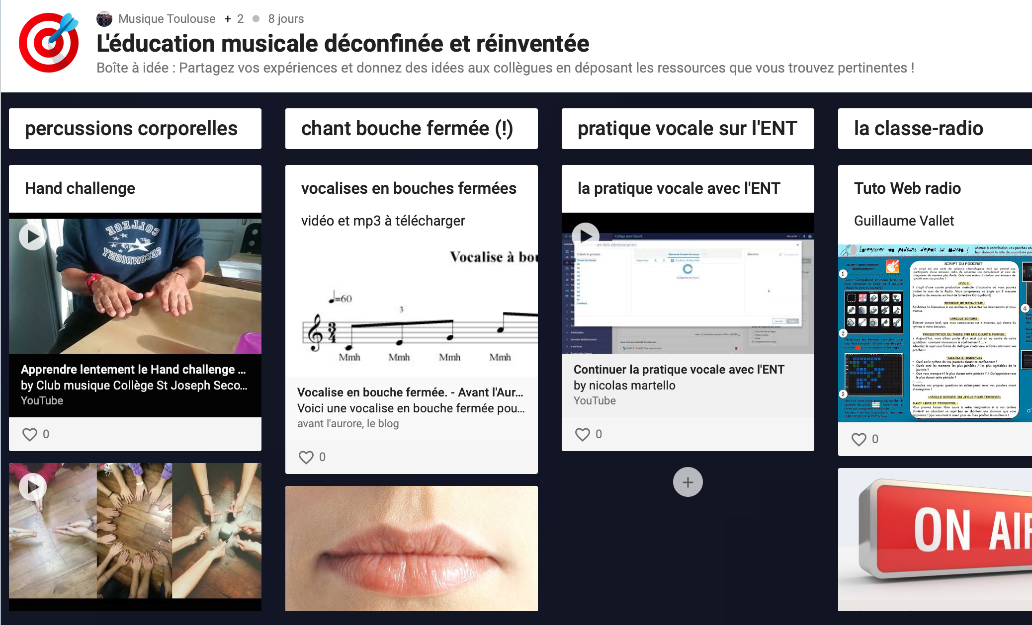 padlet ressources