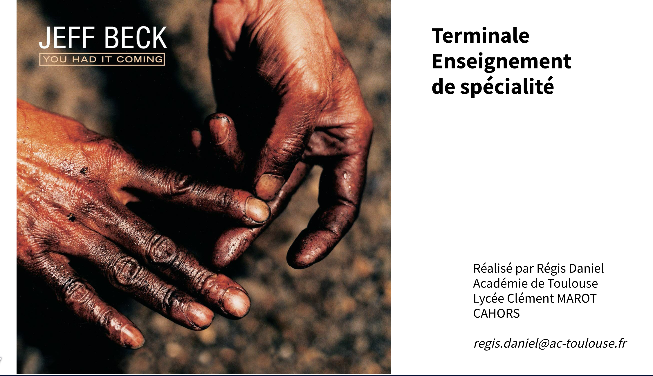 jeff beck presentation