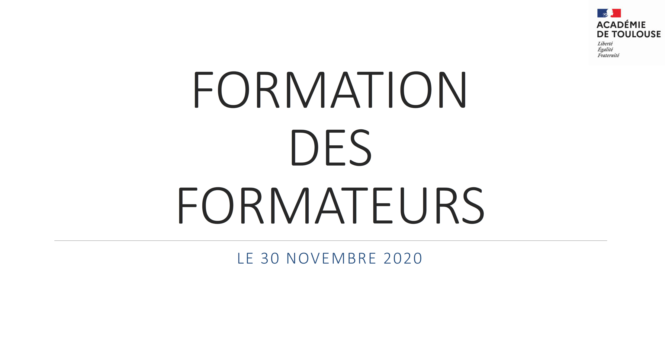 Formation de Formateurs 
