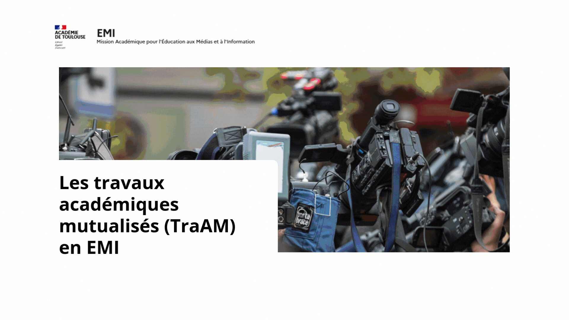 Présentation TraAM JAI 2025