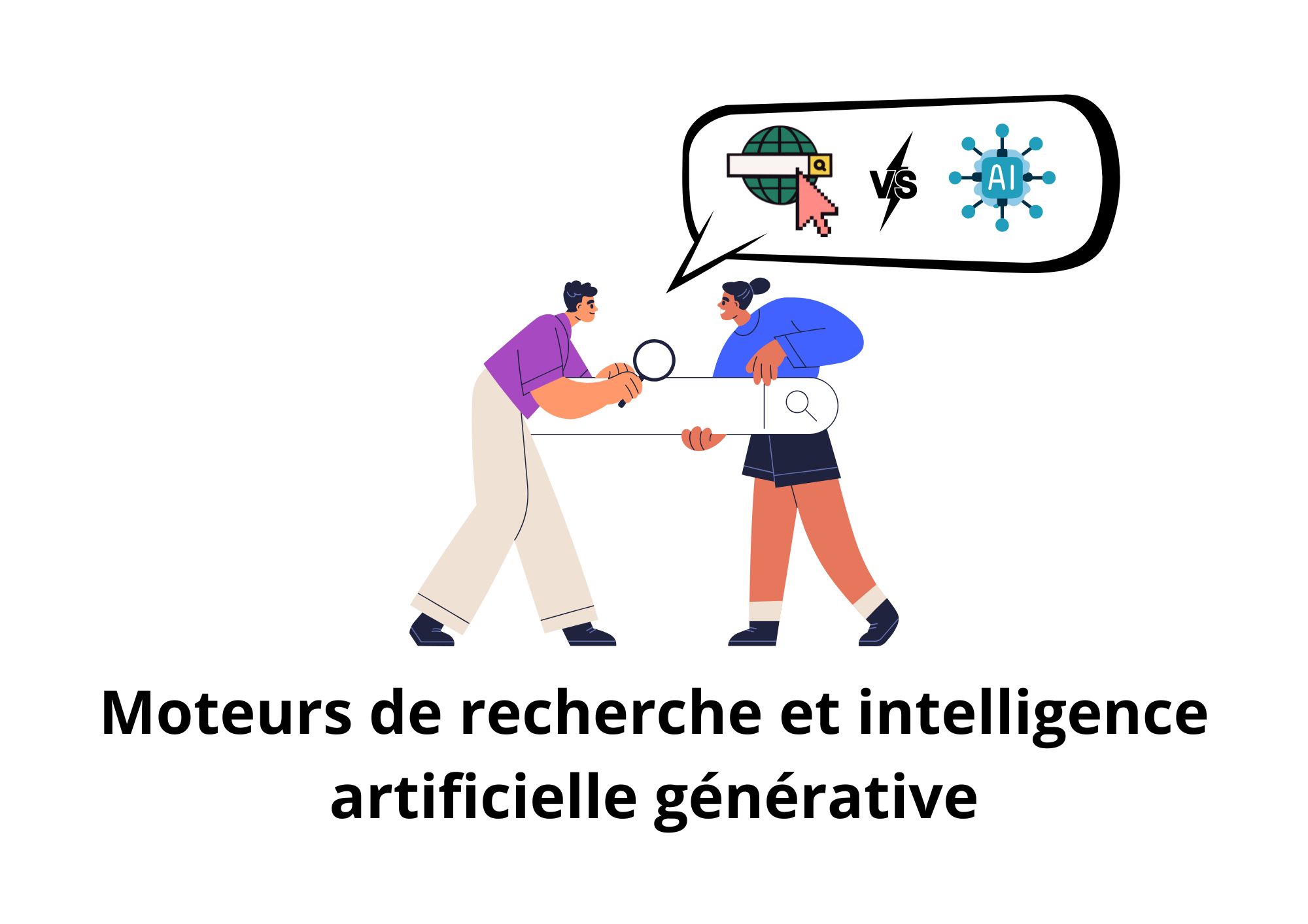 Moteurs de recherche et intelligence artificielle générative