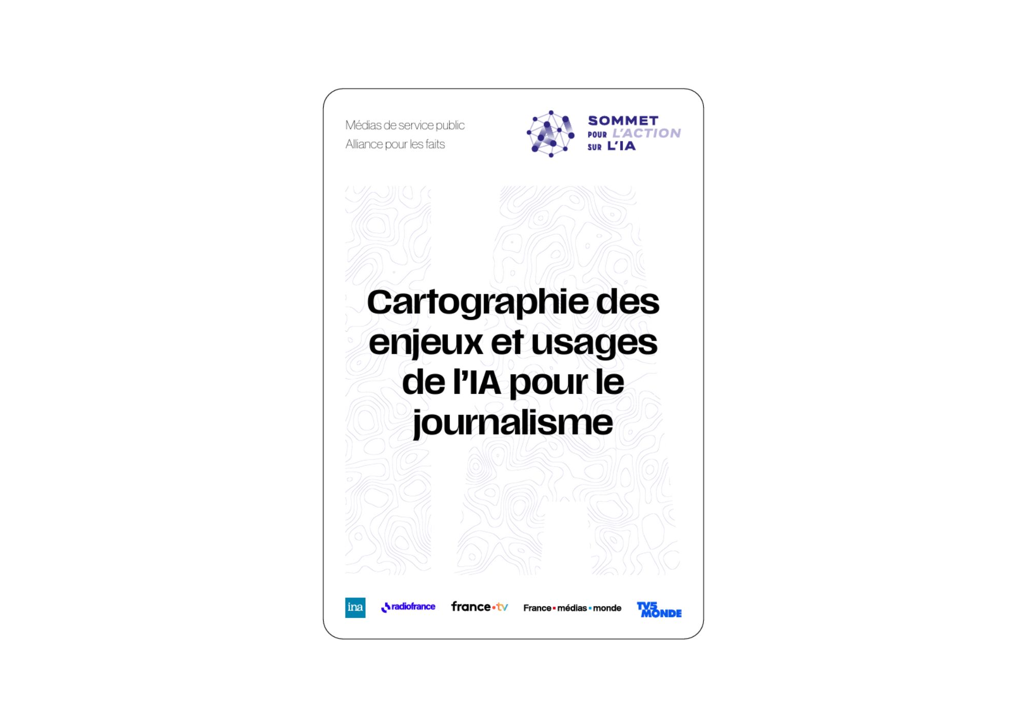 Cartographie des  enjeux et usages  de l’IA pour le  journalisme
