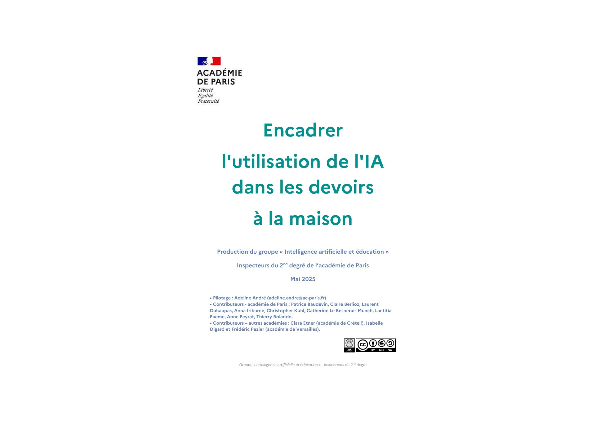 Encadrer l'utilisation de l'IA dans les devoirs à la maison