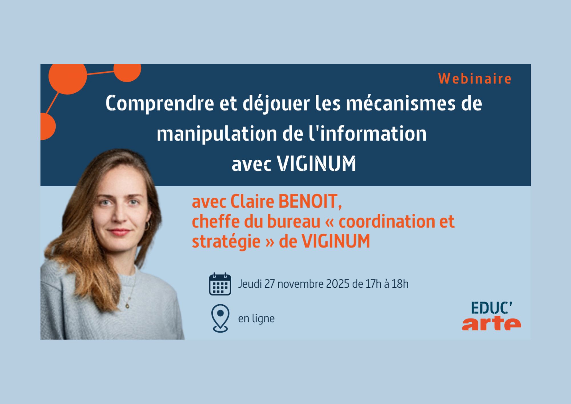 Webinaire Viginum Educ'Arte