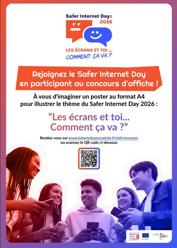 Concours affiches Safer internet day 2026