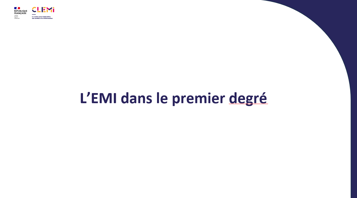 EMI et premier degré