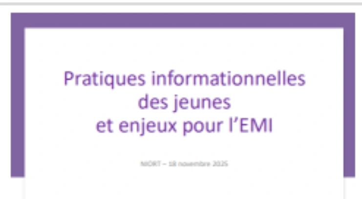compte-rendu intégral de la journée de formation Infos et Ados-Acteurs de l'hashtag EMI