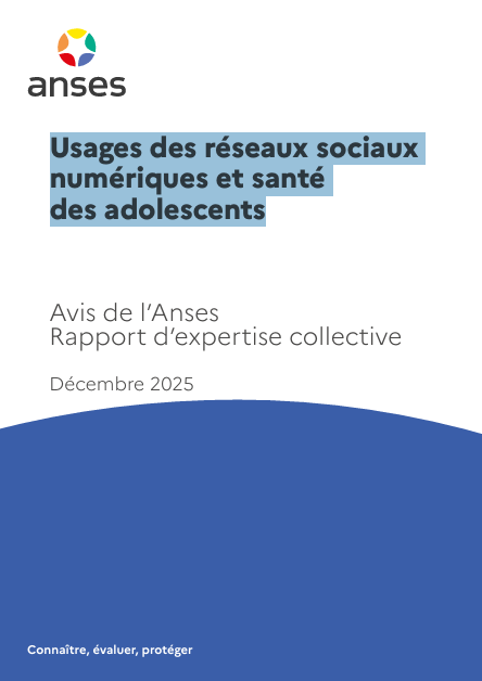 Rapport Anses réseaux sociaux 2026