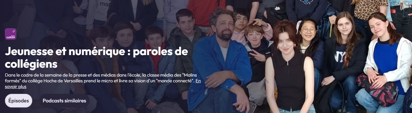 Jeunesse et numérique - Paroles de collégiens