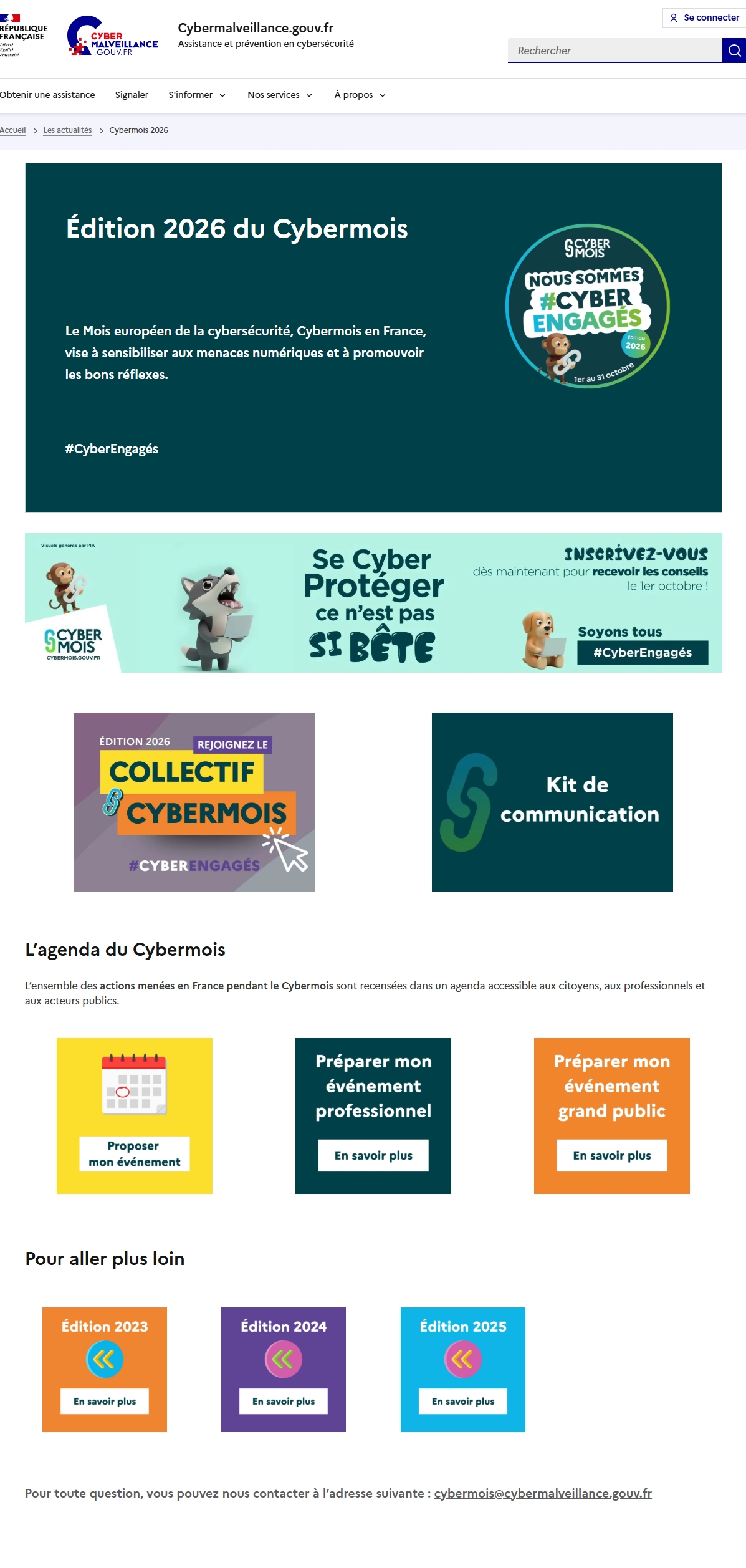 Edition 2026 du cybermois