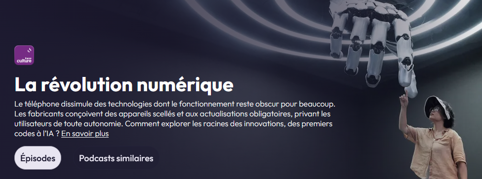 La révolution numérique - France culture
