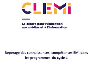Competences EMI programmes Cycle 1