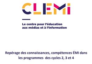 Competences EMI programmes Cycle 2-3-4