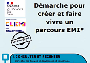 Démarche pour créer et faire vivre un parcours EMI 2D