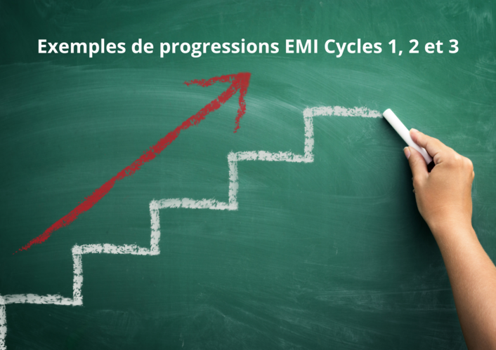 Exemples de progressions EMI Cycles 1, 2 et 3