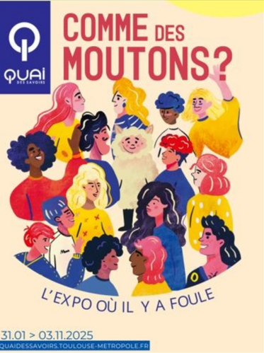 Affiche exposition quai des savoir comme des moutons