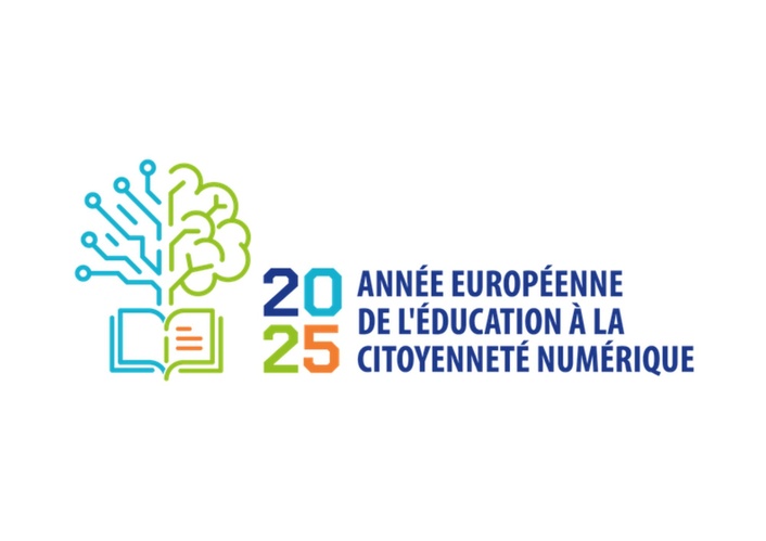 Visuel Année européenne de l'éducation à la citoyenneté numérique 2025