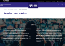 Quai des savoir  IA et médias