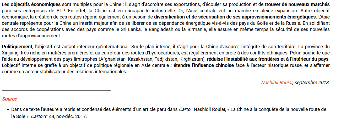 article Chine