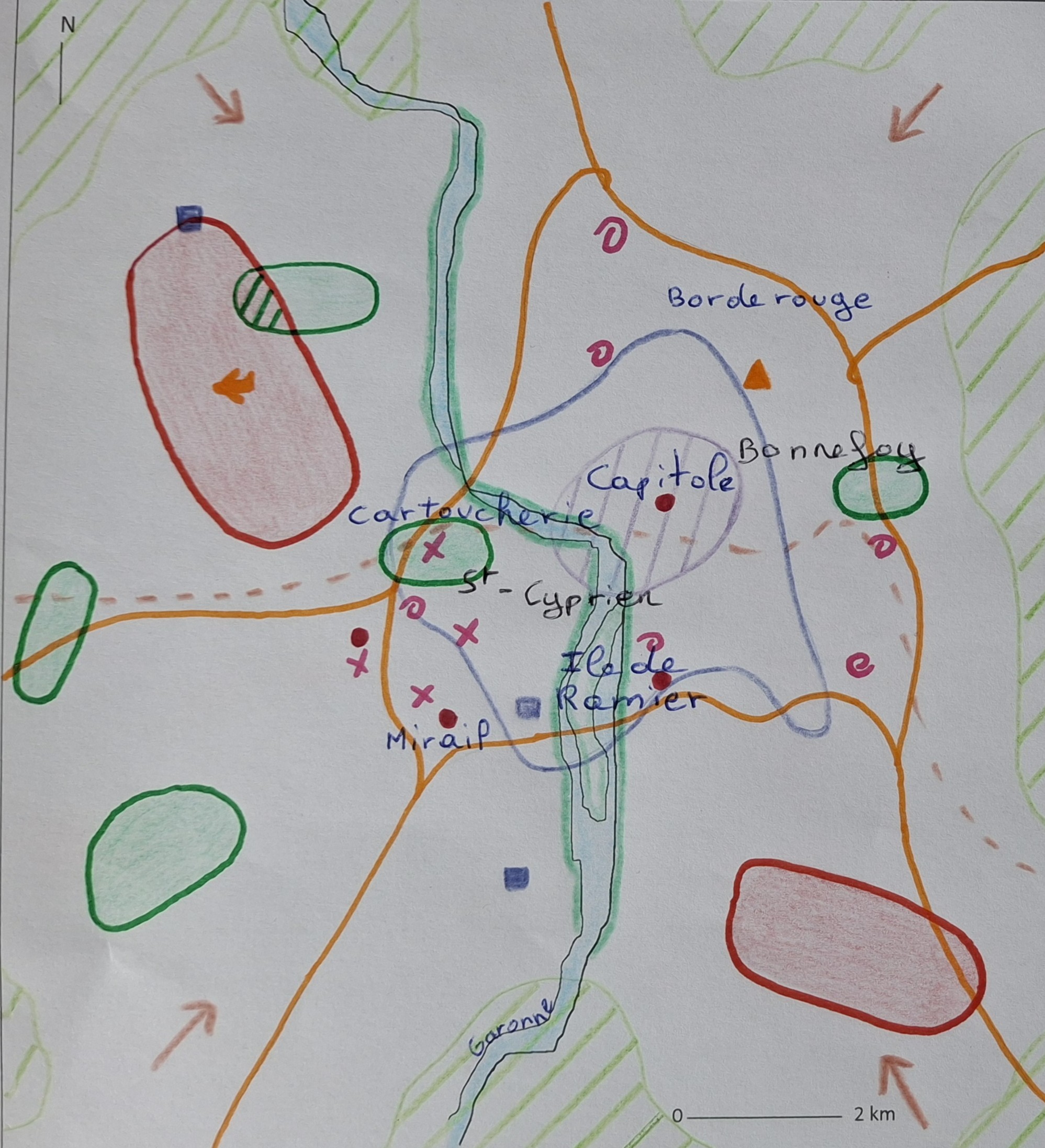 toulouse croquis élève