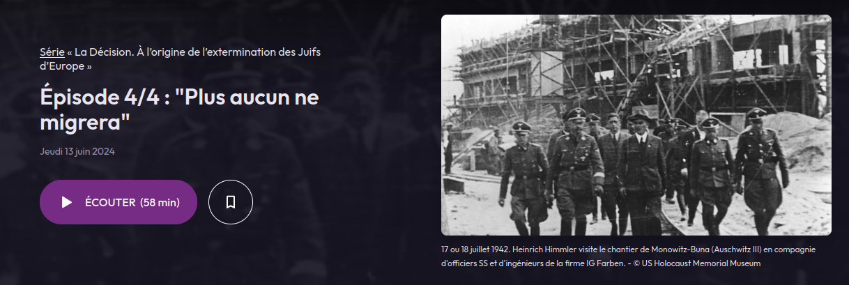 la décision  france culture